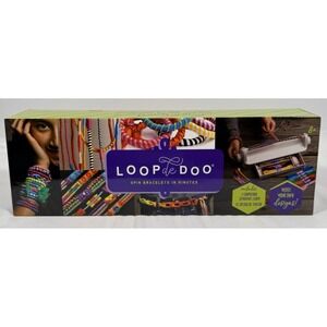 Loopdedoo Spinning Loom Bracelet Maker Kids White DIY Craft Kit
